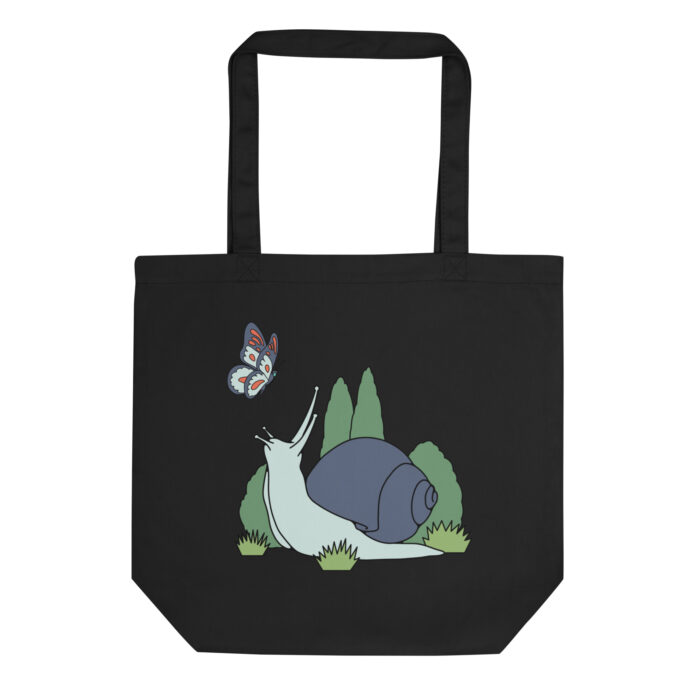 Snail & butterfly Tote - Image 2