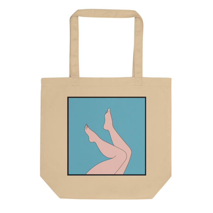 Legs Tote (Pink & Blue) - Image 2