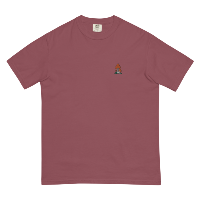 Mushroom (Embroidered Heavy weight Tee)