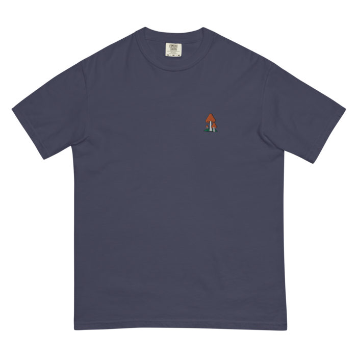 Mushroom (Embroidered Heavy weight Tee) - Image 3