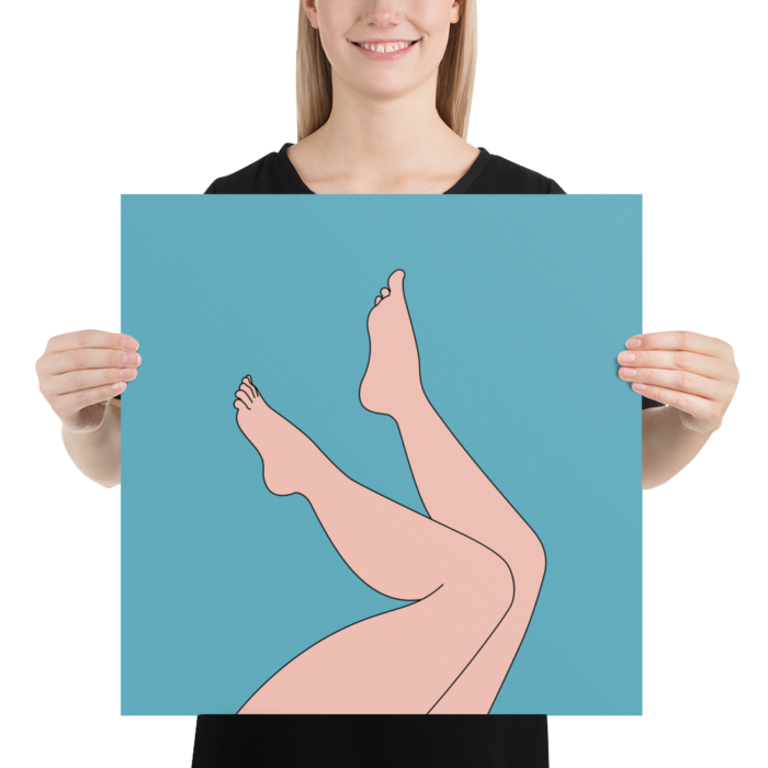 Legs Poster (Pink & Blue) - Image 5