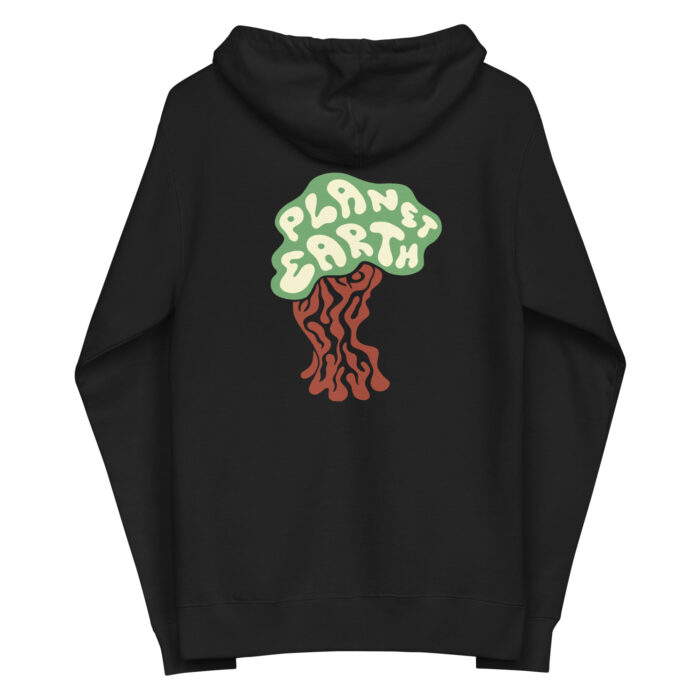 Planet Earth zip up hoodie - Image 2